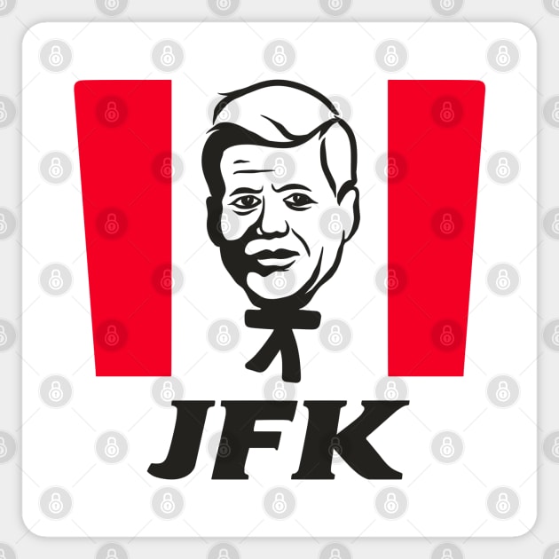 JFK as KFC Sticker by Brainfrz